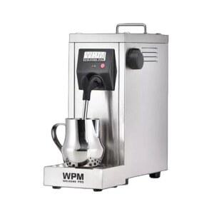 우유 스팀기 믹서 기계 커피 밀크 조절 하얀색 MS130T 냉온조절가능 LCD 12L