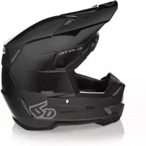 6D 헬멧 ATR3Y 솔리드 유스 모토 5세대 ODS 서스펜션 3K 카본 복합 쉘 에어 갭 환기 및 라이더와 함께