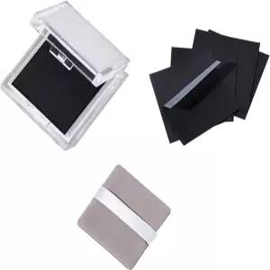 미러 메이크업 퍼프 포함 얼굴용 기름종이 100매 번들거리는 피부용 기름 흡수 시트 사용에도 순함