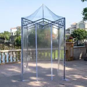 소형 천막 투명 구성 방수천 접이식 발코니 시트 대기실 방풍 세트