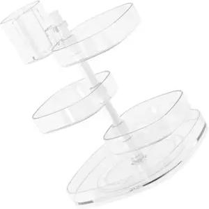 캐빌록 로터리 메이크업 오거나이저 대용량 화장품 홀더 1단 수납 박스 장식 진열 케이스 욕실 조리대 및