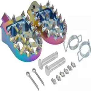 YSMOTO 더트 바이크 풋 페그 CR/CRF/XR 50/70/80/100/110 KLX110 TW200 PW50/80 TTR90 및 대부분의 중국산