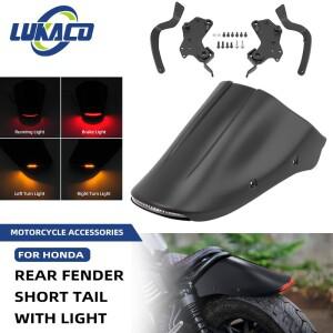 혼다 레블 CMX 300 500 CMX300 2017-2023용 바이크 오토바이 리어 펜더 테일라이트 숏 머드가드 시그널 램