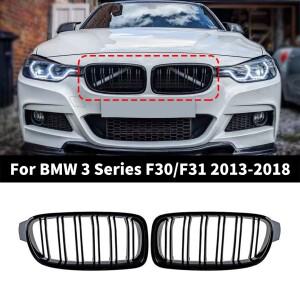 BMW 호환 3 시리즈 F30 F31 F35 318i 320i 2013-2018용 범퍼 메쉬 프론트 인렛 그릴 그리드 튜닝