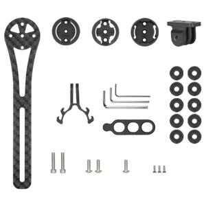 AEF6-자전거 컴퓨터 홀더 카본 사이클링 스톱워치 속도계 마운트 (가민, 자이언트, 브라이튼, 고프로 호환)
