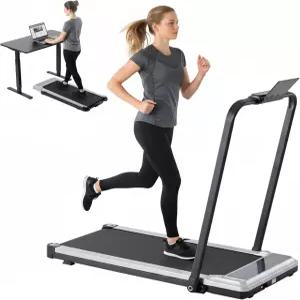 책상 러닝머신 아래 워킹 패드 3 in 1 휴대용 러닝머신으로 가정용 작은 공간 리모컨이 있는 조용하고