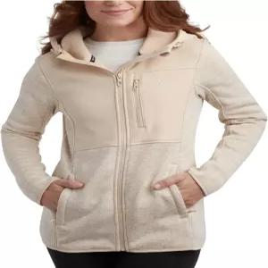 스파이더 여성용 소프트쉘 재킷 본딩 마이크로 플리스 경량 풀 집업 후드 SXL