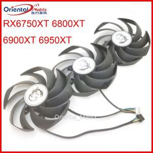 3개/몫 PLD09210S12HH 90mm DC12V 0.40A VGA 팬 MSI RX6750XT 6800 그래픽 카드 냉각
