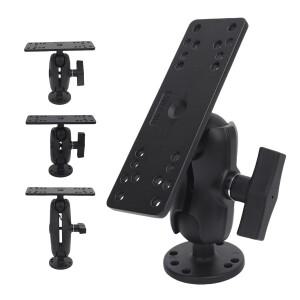 보트 어군탐지기 브래킷 C 타입 1.5인치 볼 헤드 롱 암 마린 전자 장비 마운트 (RAM 키트 드릴 베이스 액세