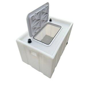 횟집 활어통 수산물 50KG 활어 운송 이송 커버 피싱박스 대형 80리터 물고기 900L