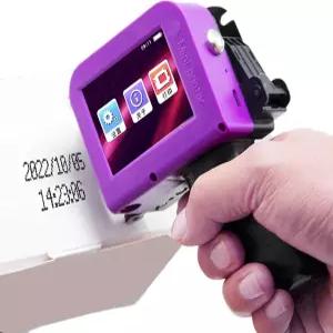 4코어 CPU와 3.5인치 터치스크린을 갖춘 휴대용 잉크젯 코더 핸드헬드 프린터 212.7mm 인쇄 높이