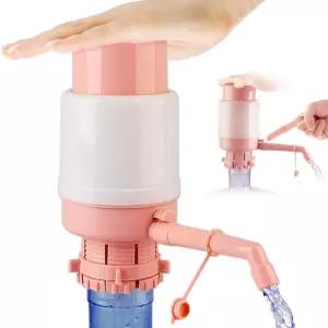5갤런 병용 휴대용 수동 물 펌프 여분의 짧은 튜브와 캡이 있는 물병 26갤런용 손 누름 워터 쿨러 디스펜서