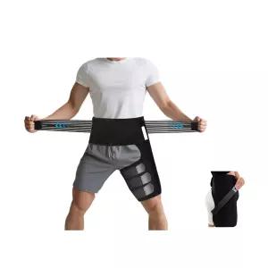 CMRCOYO 허벅지 압박 슬리브 힙 앤 사타구니 랩 지원 햄스트링 작은 다리 왼쪽