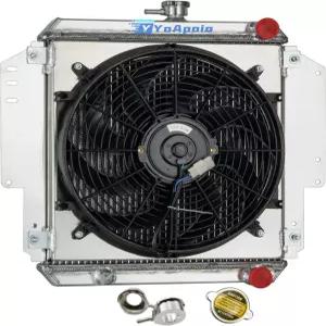 198196 스즈키 시에라 사무라이 SJ410 SJ413 1.3L MT용 요아포이오 2열 알루미늄 라디에이터 슈라우드 팬