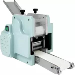 전기 만두 스킨 머신 140W 110V 상업용 원튼 도우 래퍼 5060개/분 다기능 만들기 주방 국수 가게용 방열