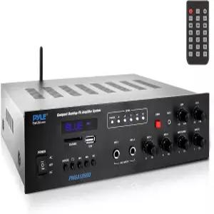 파일 공개 주소 증폭기 500W 컴팩트 디지털 수신기 70V 100V 출력 듀얼 마이크 입력 USBA MP3 플레이어 FM