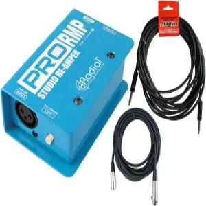 18.6피트 계기판 케이블이 있는 Radial ProRMP 1채널 패시브 리앰핑 장치 다이렉트 박스