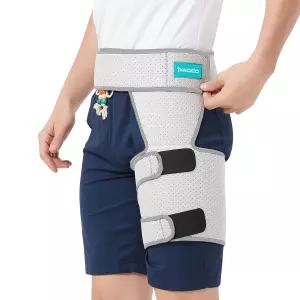 남녀용 피아코 고관절 브레이스 좌골 장치 허벅지 부상을 위한 압박 지지 랩 사타구니 햄스트링 관절