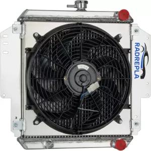 19811996 스즈키 시에라 사무라이 SJ410 SJ413 1.3L MT 라디에이터 다운플로우 슈라우드 1x14 팬 1985 1986