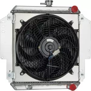 198196 스즈키 시에라 4WD SPFTOP/하드탑 SJ410 413 MT용 쿤타토스 2열 알루미늄 라디에이터 슈라우드 팬