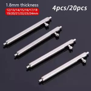 호환  20pcs4pcs 시계 핀 퀵 릴리스 1.8mm 직경 밴드 전체 스테인레스 스틸 스프링 바 12 13 14 15 16 17 1
