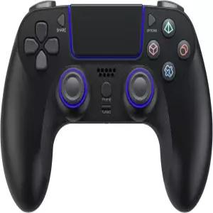 PS4 슬림/프로 및 Windows PC용 PlayStation 4용 무선 게임 컨트롤러 블루투스 교체 게임패드 충전식