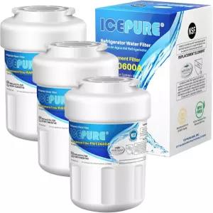 ICEPURE RWF0600A Refrigerator Water Filter Compatible for GE MWF MWFINT MWFA HDX FMG1 GSE25GSHECSS