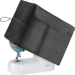 액세서리 보관 포켓과 사이드 핸들이 있는 보치프 재봉틀 커버 대부분의 표준 가수 형제 기계블랙와