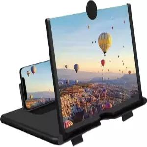 10인치 화면 확대기 영화 비디오 및 게임용 3D HD 폰 프로젝터 확대기가 있는 폴더블 스탠드 모든