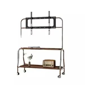 이동식 티비 거치대 스텐드 단 선반 원목