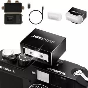 디퓨저로 알루미늄 F1 미니 카메라 플래시를 업그레이드하여 Ricoh GR3/GR3X/Fuji/Sony