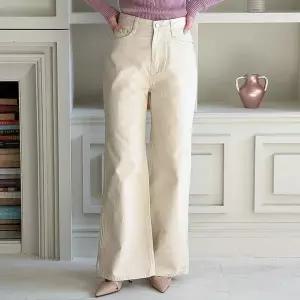 [하프클럽/셀러허브_여성트랜드패션]여자 다크컬러 면원단 넓은 나팔 SS 바