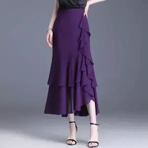 스커트 롱스커트 모던 왈츠 라틴댄스 댄스복 차차차 사교 댄스 스포츠 무용