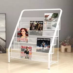 매거진 신문꽂이 철제 거치대 카탈로그 팜플렛 홍보물 수납랙 스테인리스 스탠드