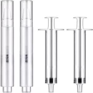 2 in 1 팩 리필 가능한 브러시 터치업 페인트 펜 빈 오일 투명 벽장 가구 목재(4피스 3ml)