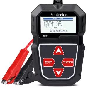 Visdector BT10 자동차 배터리 테스터 12V 1002000 CCA 디지털 부하 교류 발전기 스타터 SUV 경트럭 보트용