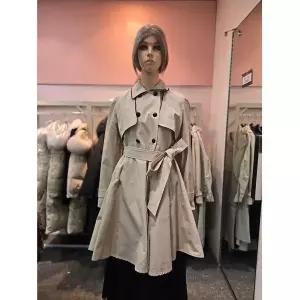 [에고이스트] 레이스장식 플레어 트렌치 코트 ES1JC-200 675176