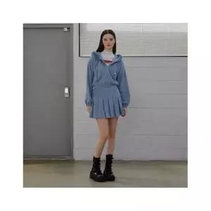 에고이스트 [HERITAGE] 레터링 포인트 플리츠 스커트 EQ4CS160 675071