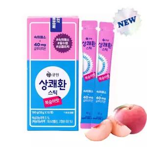 큐원 상쾌환 복숭아18gX20포 상쾌한 숙취해소 컨디션 스틱젤리