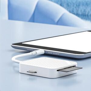 4In 1 메모리 카드 리더 어댑터 유형 C USB-C 스마트 미디어 OTG M2 SD SM XD 리더기(안드로이드 액세서리