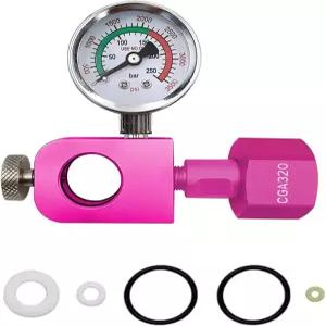 소다 테라 메이커용 Co2 리필 어댑터 핑크 실린더용 퀵 필 키트 DUO 아트 머신과 호환되는 교환 탄산음료