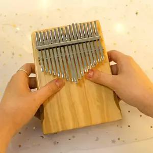 입문용 칼림바 키칼림바 플레이트 칼림바 휴대용 악기 파인우드 우드