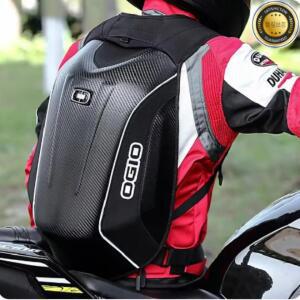 Ogio 30L-48L 방수 오토바이 하드 쉘 배낭 모토 레이싱 가방 MX 모토크로스 탄소 섬유 풀 페이스 헬멧