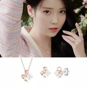 [아이유PICK] WHITEMOND 목걸이+귀걸이 세트 (SET-J0-0303)