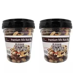 [셀러허브]굿모닝너츠 프리미엄 믹스넛 플러스 2통 총1kg내외 (S46772107)