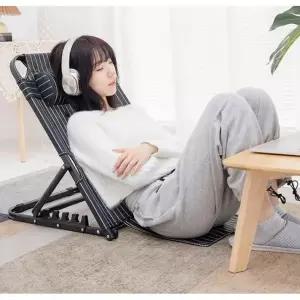 접이식 각도조절 그라운드 캠핑 체어 좌식의자