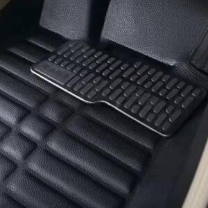 자동차 차량용 호환 내마모성 페달 플레이트 바닥 카펫 매트 미끄럼 방지 스테인리스 힐 패드 트럭 SUV용