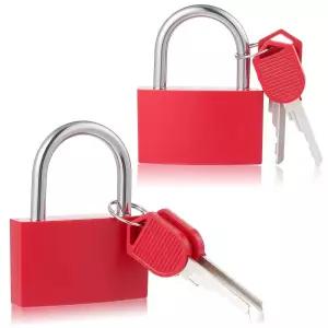 열쇠가 있는 사물함용 자물쇠 2개 열쇠가 있는 소형 자물쇠 체육관 사물함 42mm 튼튼한 잠금 방수 자물쇠