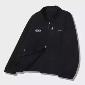 지프 jeep 2WAY 레트로 마운틴 1941 플리스 집업 (JR5TZU191BK)
