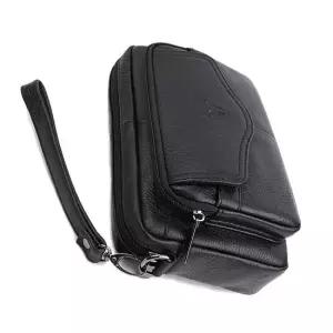 가죽 클러치백 파우치 남자 손가방 일수 검정 맨스백 미니클러치백 미니가방